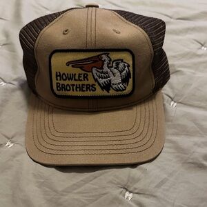 Howler Brothers Tan and Chocolate snap back hat
